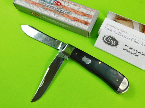US 2013 Case XX Panama Ebony TB72546 Large Trapper Folding Pocket Knife