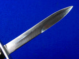 Vintage US Aerial Nickel Plated Bayonet Fighting Knife w/ Scabbard