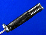 Vintage US Aerial Nickel Plated Bayonet Fighting Knife w/ Scabbard