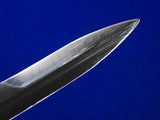 Vintage US Aerial Nickel Plated Bayonet Fighting Knife w/ Scabbard