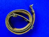 US Antique 19 Century Pre WW1 Military Leather Belt & Buckle