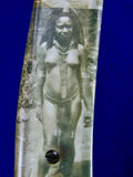 US or Australian WW2 Custom Made Theater Large Bowie Fighting Knife w/ Sheath
