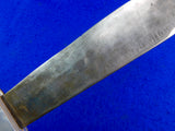 US or Australian WW2 Custom Made Theater Large Bowie Fighting Knife w/ Sheath