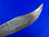 US or Australian WW2 Custom Made Theater Large Bowie Fighting Knife w/ Sheath