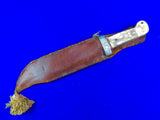 US or Australian WW2 Custom Made Theater Large Bowie Fighting Knife w/ Sheath