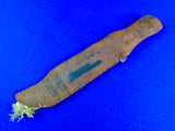 US or Australian WW2 Custom Made Theater Large Bowie Fighting Knife w/ Sheath