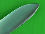 US BLACK RIVER Escanaba MI 1 Production Run Hunting Stag Knife W/ Sheath Box