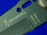 US BROWNING Model 687 Tactical FIELD DUTY XTREME FDX Fighting Knife Sheath Box