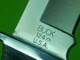 US BUCK 124 Frontiersman Hunting Fighting Knife & Sheath Box
