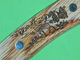 US BUCK Custom Shop Hunting Knife & Sheath Box
