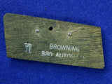 Vintage US Browning .380 Auto Pistol Grips & Screw