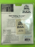 US Buck 110 Folding Pocket Hunting Lockback Knife & Sheath New