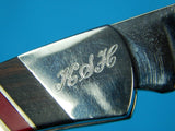 US Buck Custom by Dave Yellowhorse Lock Back Folding Pocket Knife w/ Box