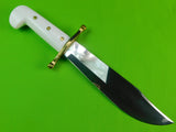 US Case XX Commemorative Bowie Hunting Knife White Handle
