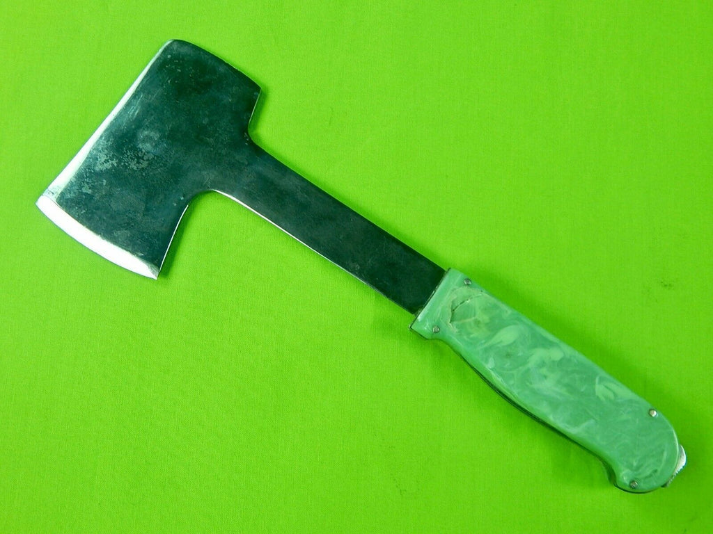 Vintage US Case XX KaBar Western (?) Hunting Knife Hatchet Sheath Com