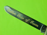 Vintage US Case XX Limited Yellow Rose of Texas Trapper Folding Pocket Knife