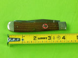 Vintage US Case XX Limited Yellow Rose of Texas Trapper Folding Pocket Knife
