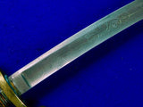 RARE Antique US Civil War Ames Artillery Officer's Engraved Sword w/ Scabbard
