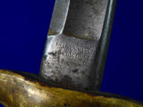 Antique Old 19 Century US Civil War Ames Musician's Sword w/ Scabbard