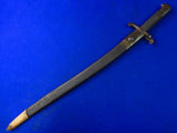 Antique US Civil War British Import Model 1860 Bayonet Short Sword Scabbard
