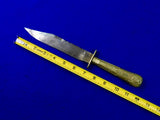 Antique Old 19 Century US Civil War British Made Engraved Bowie Knife