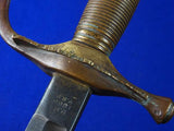 Antique Old 19 Century US Civil War C. Roby NCO Sword