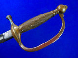 Antique Old 19 Century US Civil War C. Roby NCO Sword