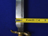 Antique Old US Civil War Confederate POTTS Bowie Bayonet Fighting Knife