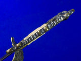 US Antique 19 Century Civil War Eagle Head Officer's Sword w/ Scabbard