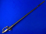 US Antique 19 Century Civil War Eagle Head Officer's Sword w/ Scabbard
