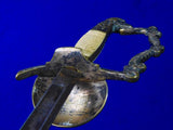 US Antique 19 Century Civil War Eagle Head Officer's Sword w/ Scabbard