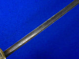 US Antique 19 Century Civil War Eagle Head Officer's Sword w/ Scabbard