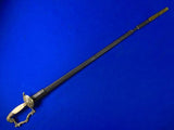 US Antique 19 Century Civil War Eagle Head Officer's Sword w/ Scabbard