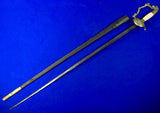 US Antique 19 Century Civil War Eagle Head Officer's Sword w/ Scabbard