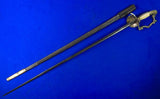US Antique 19 Century Civil War Eagle Head Officer's Sword w/ Scabbard