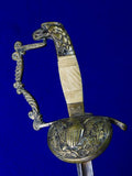 US Antique 19 Century Civil War Eagle Head Officer's Sword w/ Scabbard