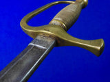 US Civil War Antique Old 19 Century Emerson & Silver Musician Sword