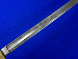 US Civil War Antique Old 19 Century Emerson & Silver Musician Sword