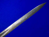 US Civil War German Made Horstmann Model 1852 USN Navy Officer's Engraved Sword