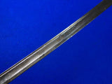 US Civil War German Made Horstmann Model 1852 USN Navy Officer's Engraved Sword