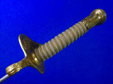 US Civil War German Made Horstmann Model 1852 USN Navy Officer's Engraved Sword