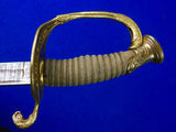 US Civil War German Made Horstmann Model 1852 USN Navy Officer's Engraved Sword