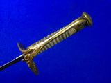 US Civil War German Made Horstmann Model 1852 USN Navy Officer's Engraved Sword