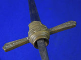 US Civil War Antique Old Militia Sword Blade Pommel Crossguard Part Parts