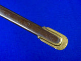 US Antique Old Civil War Model 1840 Medical Officer's Engraved Sword w/ Scabbard