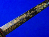 Antique Old US Civil War 19 Century Navy Naval Small Engraved Dagger Knife Dirk