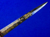 Antique Old US Civil War 19 Century Navy Naval Small Engraved Dagger Knife Dirk