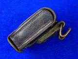 US Civil War Antique 19 Century Percussion Cup Leather Pouch Case Holder