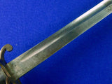 Antique US Confederate Civil War M 1853 British Import Cavalry Sword w/ Scabbard