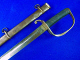 Antique US Confederate Civil War M 1853 British Import Cavalry Sword w/ Scabbard